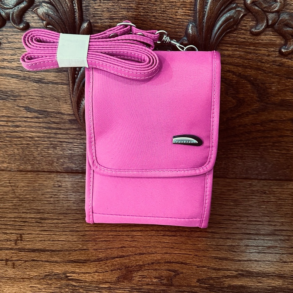 Travelon Vibrant Pink Crossbody Bag
